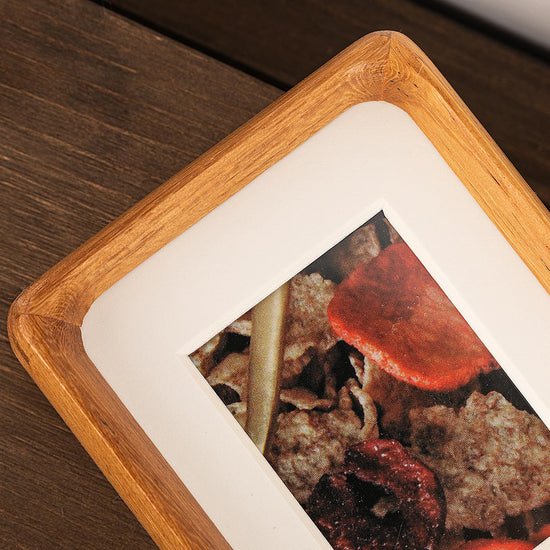Youncewooder picture frame — Handmade natural wood design for wall and tabletop display