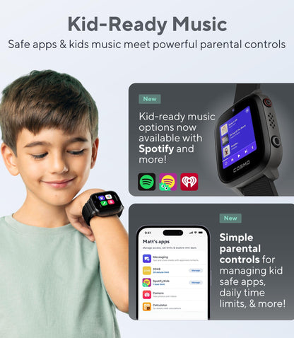JrTrack 4 Kids smart watch by Cosmo — Enhanced parental controls and GPS tracking