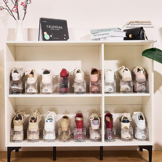 ITEM_STAND — Tooknin shoe slots organizer for closet space saving storage solution.