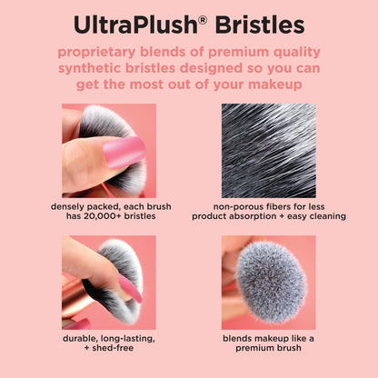 Cosmetic brush set — Travel size for on-the-go beauty