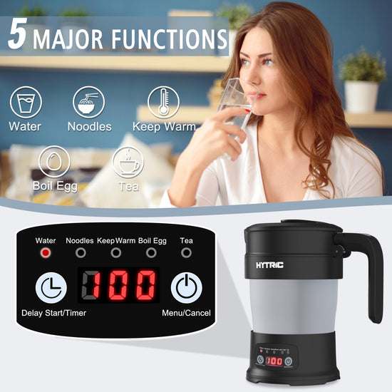 Electric water boiler — foldable design
