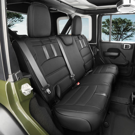 coverdream Wrangler seat covers - luxury waterproof leather for Jeep Wrangler 2018-2026