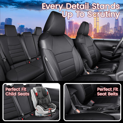 Vehicle seat cover — Custom fit faux leather for Toyota Corolla Cross 2021-2026