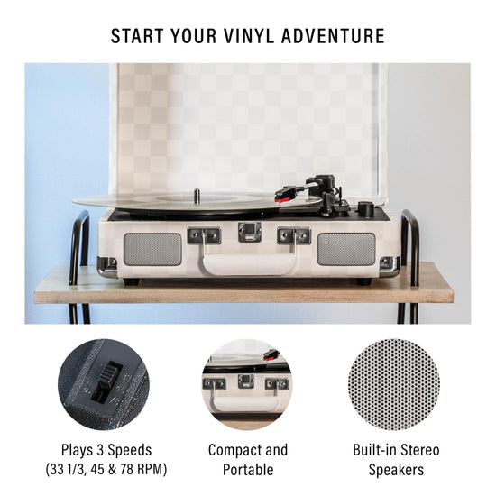 Crosley Cruiser Plus turntable — Bluetooth enabled suitcase design