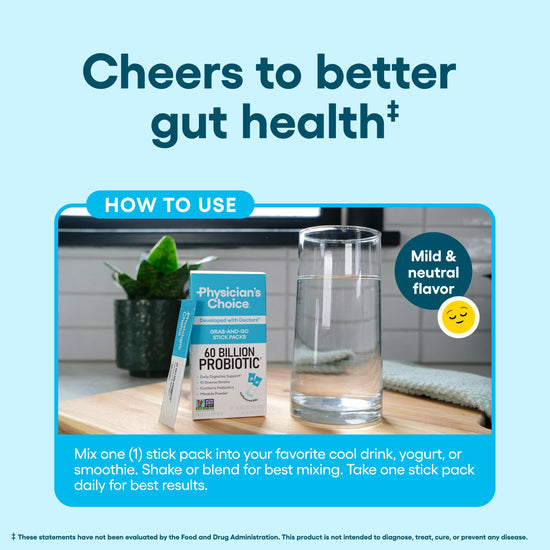 Physician's CHOICE probiotic and digestive enzyme - gut health support