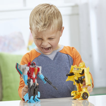 Toy figure — Transformers Bumblebee and Starscream 2-pack for kids 6 and up