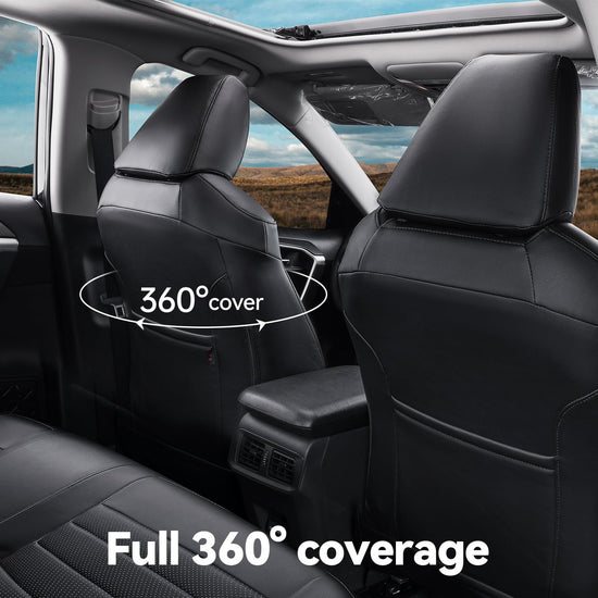 coverdream Corolla Cross leather seat covers - custom fit for 2022-2026 Toyota Corolla Cross SUV