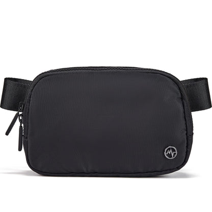 Pander two way zipper fanny pack - water repellent nylon waist pack for women
