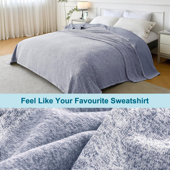 Kawahome summer sweatshirt blanket — lightweight breathable option for hot sleepers
