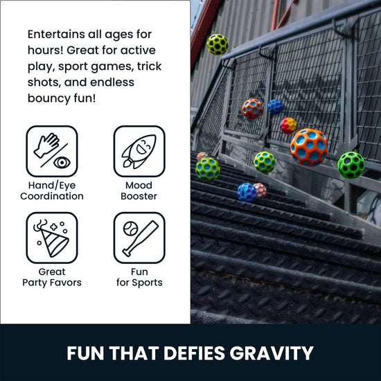 Recreation ball — Waboba moon ball with gradient design for extreme bounce and fun