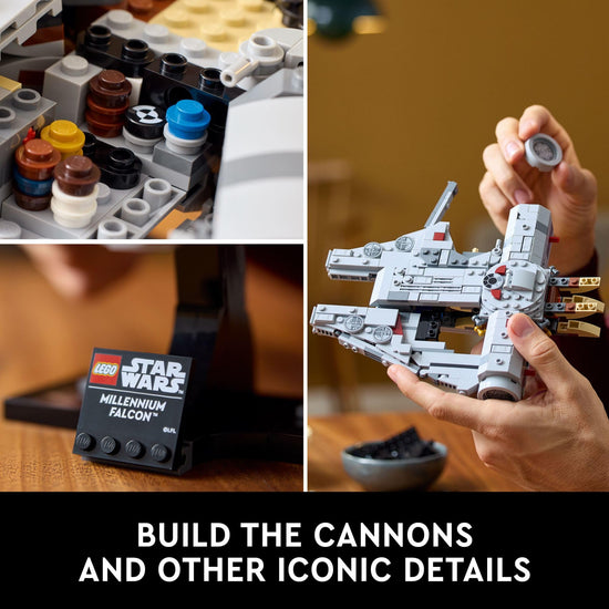 LEGO Star Wars Millennium Falcon 25th anniversary collectible - DIY building set for adults 18+