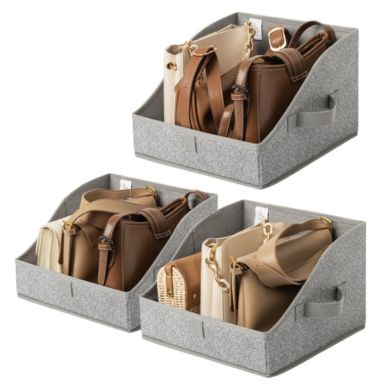Trapezoid storage bins — versatile organizer baskets for shelves by Granny Says