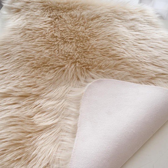 EasyJoy shaggy area rug — ultra soft faux fur design for home use