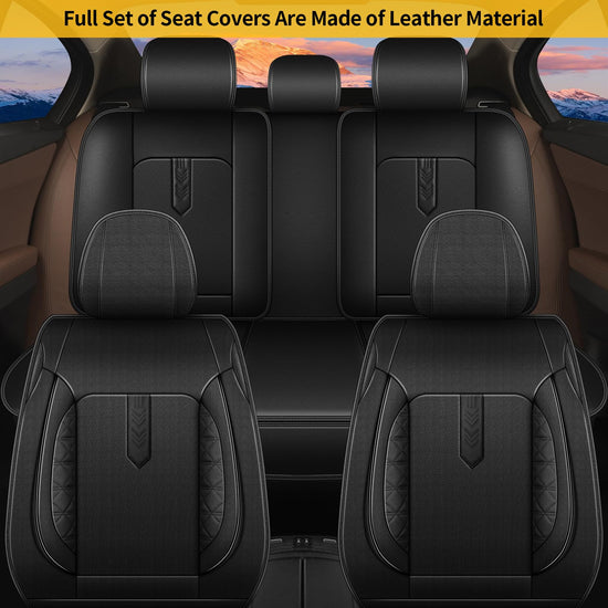 AOMSAZTO vehicle seat cover — Luxury faux leather, waterproof, custom fit for Ford Ranger 2019-2026