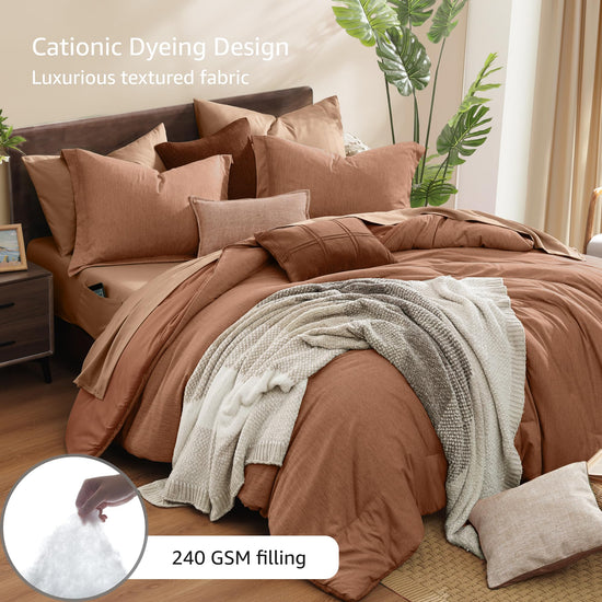 Bedding set — Cationic comforter 7 piece set by Monbix