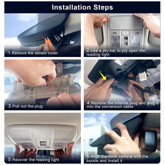 Mangoal dash cam with 4K front and 1080p rear for Mazda CX5 and CX-9 models 2019-2025 and 2020-2023 with WiFi, GPS, and 128GB card.