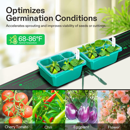 VIVOSUN plant seedling heat mat — durable and waterproof design