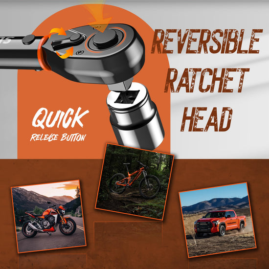 Wrench — High accuracy dual-direction adjustable torque wrench for bikes, cars, and motos