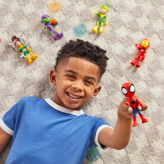 Toy figure — Spidey and his friends 5-pack with 4-inch action figures for kids 3+
