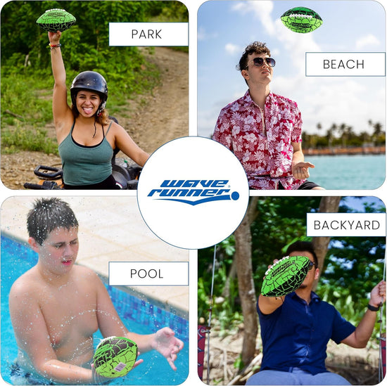 Wave Runner recreation ball — waterproof for pool and beach use