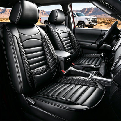 VEHICLE_SEAT_COVER — AOMSAZTO leather seat covers for 2024-2026 Toyota Tacoma truck