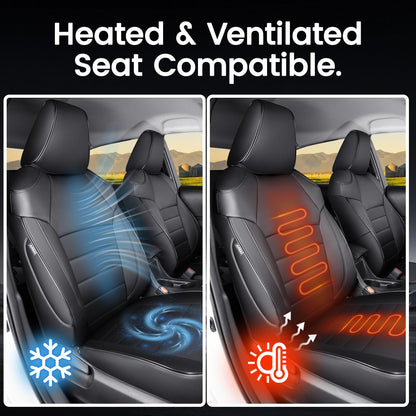 Vehicle seat cover — Custom fit faux leather for Toyota Corolla Cross 2021-2026