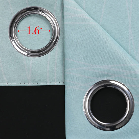 Curtain set — Estelar Textiler ombre blackout for bedroom, 2 panels