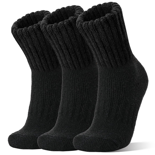 Socks — Merino wool thermal winter hiking socks for men and women, 3 pairs