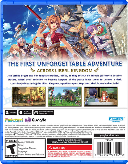 Trails in the Sky - 1st Chapter game for physical video game software.Trails in the Sky - 1st Chapter physical video game software.