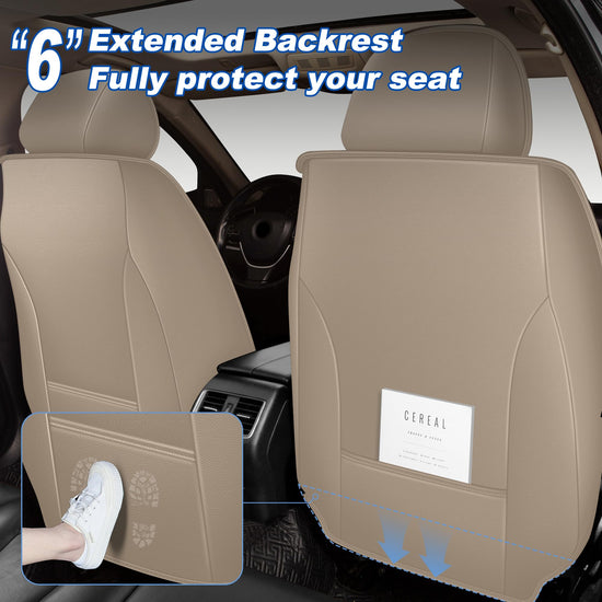 AOMSAZTO vehicle seat cover - Custom fit faux leather for Honda Accord 2003-2017