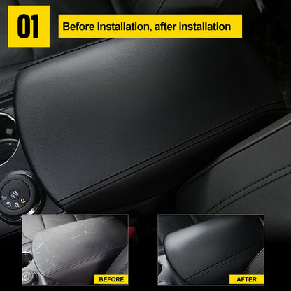 AOMSAZTO armrest console covers for Ford Explorer 2011-2019 in black