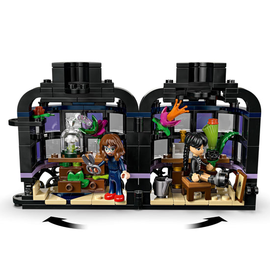 LEGO building blocks — Wednesday Black Dahlia flower set with minidolls for ages 9+