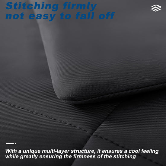 Cooling comforter — double-sided cold tech fabric for hot sleepers
