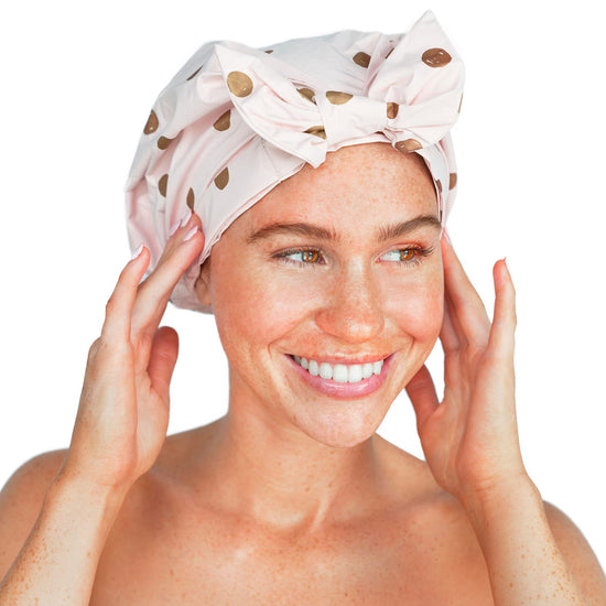 Shower cap — Kitsch luxury reusable design for women