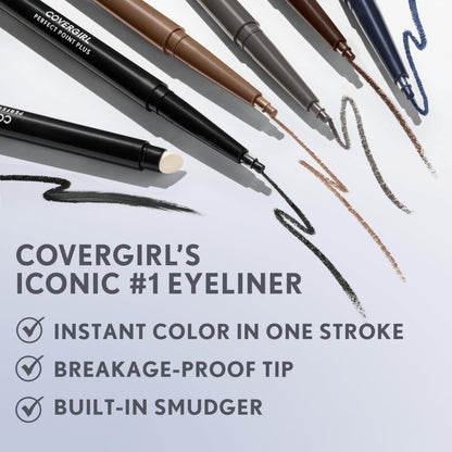 CoverGirl eyeliner pencil — perfect point plus formula
