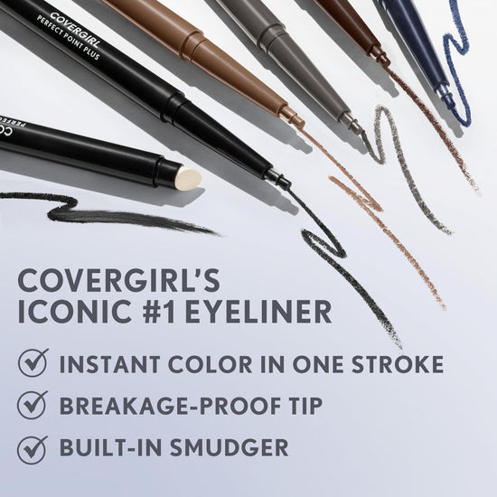 CoverGirl eyeliner pencil — perfect point plus formula