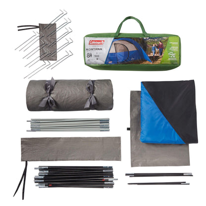 Coleman Montana tent — spacious family tent with rainfly and carry bag
