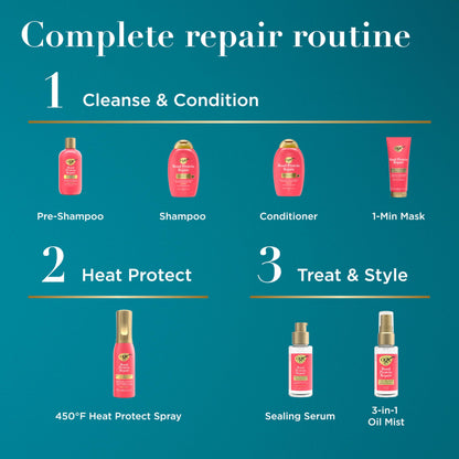 Hair styling agent — OGX repair & protect bond protein heat protect spray 6.5 fl. oz.