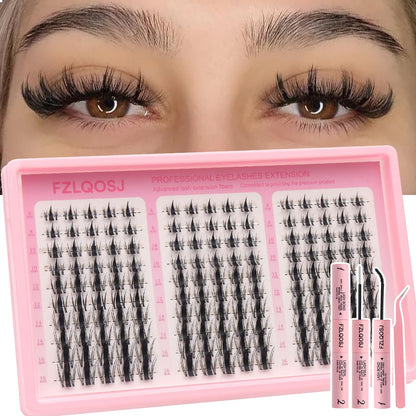 Clusters Kit. Eyelash Clusters Eit.Natural Lash Clusters. FZLQOSJ Manga Lash Clusters. Cluster Eyelash Extensions. False Eyelashes & Adhesives.Pro Lash (Aesthetic‌ kit 150pcs)