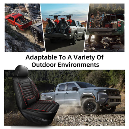 Vehicle seat cover — Custom fit waterproof faux leather for Nissan Frontier 2009-2026