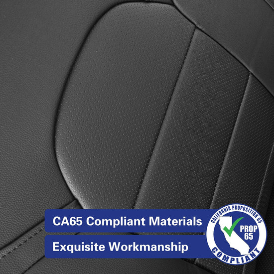 EKR Ram 1500 seat covers — Custom fit faux leather for crew cab models 2019-2026