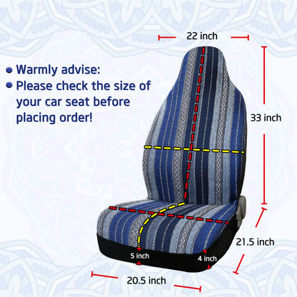 uxcell universal baja seat cover - durable bucket seat cover in navy blue