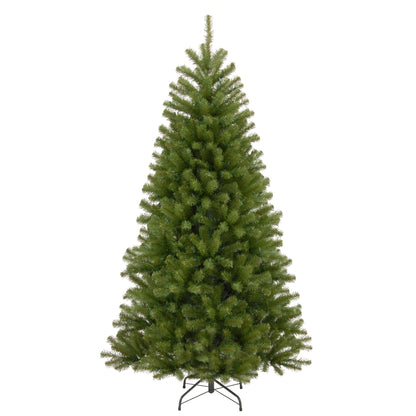 National Tree Company artificial tree — 7.5 ft unlit North Valley spruce with stand
