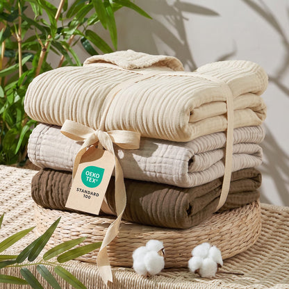 Blanket — 60% rayon 40% cotton muslin from David's Home