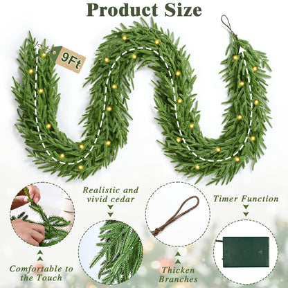Christmas garland — festive decoration for the holiday season