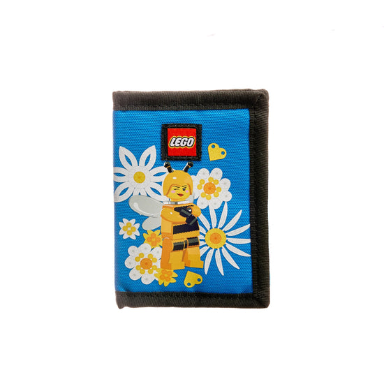 LEGO wallet with kids minifigure design