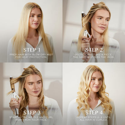 Kristin Ess Hair 2 Inch Titanium Curling Iron — Big blowout waves and volume