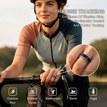 CEVSTHO Smart Ring Fitness Tracker, Heart Rate&Sleep Tracker with SpO2