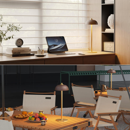 JONEMO cordless table lamp — rechargeable design