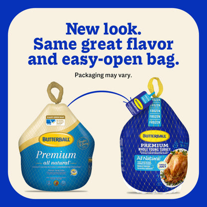 Butterball frozen turkey - serves 5 to 8, 14 lbs.